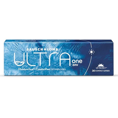 BAUSCH + LOMB ULTRA ONE DAY lentillas diarias esféricas, 30 unidades / 8.6 BC / 14.20 DIA / -02,50