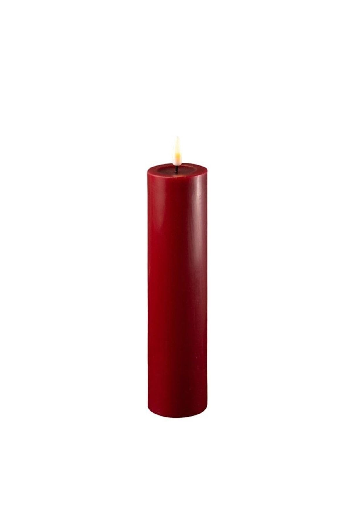 Deluxe Home Bordo Rengi Led Mum 5X20 Cm - De Rf-0055