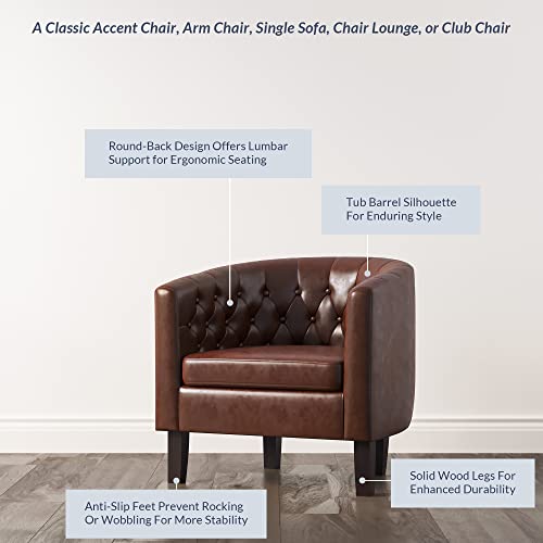 Bellezecaramelaccentchairsforlivingroomelegantarmchairupholsteredtuftedbarrelchairclubchairforbedroomwithsturdylegsandfauxleatherberlindacaramel Urban Country Home Decor Belleze caramel accent chairs for living room elegant arm chair upholstered tufted barrel chair club chair for bedroom with sturdy legs and faux leather berlinda caramel urban country home decor