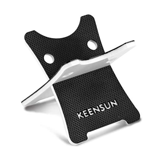 KEENSUN G10 Foldable Cigar Holder, Black and White Detachable Stand, Portable Travel Cigar Rest