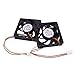 Ruilogod DC 12V 0.18A 3 terminale komputerowe CPU Wentylator 70mm x 70mm 2szt