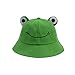 YTFU Bob grenouille pour adulte, chapeau de soleil en coton pour femme, Bébé garçon, QSV813P4219VCF, Vert 56-58 cm., 6 7/8-7 1/8
