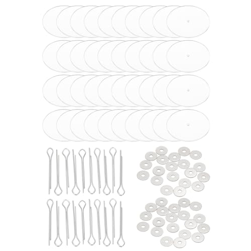 Articulations de poupées 55mm PATIKIL avec goupille fendue et acrylique pour ours
