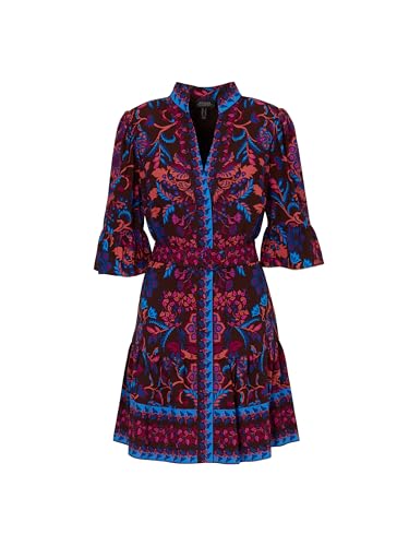 Image of Adrianna Papell Printed Short Flounce Dress