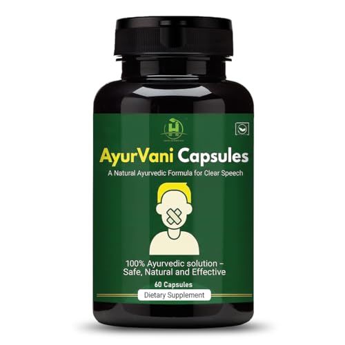 Image of Healthy Nutrition AyurVani Capsules | Ayurvedic Herbal Supplement with Brahmi, Shankhpushpi, Bhringraj & Guduchi | 60 Capsules | Supports Mental Clarity & Overall Wellness