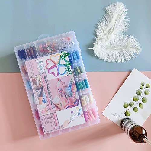 Friendship Bracelet String Kit - 276Pcs Embroidery Floss And Accessories - Labeled With Thread Numbers For Cross Stitch Supplies, Embroidery, Cool String Art- Style For Teen Or Girls #TOP2