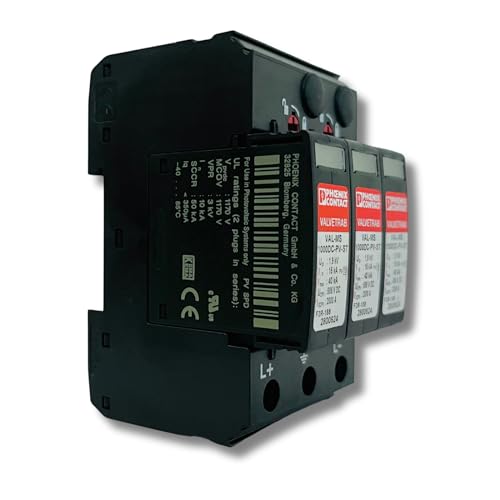 Image of AC /DC Surge Protection Device (SPD) 320V / 600V / 1000V - Single & Three Phase, 2 Pole / 3 Pole / 4 Pole - Sibass or Phoenix Contact (DC SPD, Phoenix-1000V-3P)