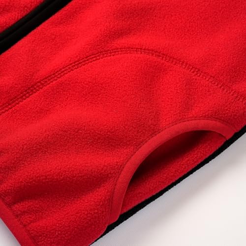 Image of Toddler Boys Girls Fleece Jacket Lightweight Fall Spring 2-12 Years | Soft Anti-Pilling Fleece, Easy Zip-Up, Hand-Warm Pockets, Windproof Stand Collar, Wear Alone or as Layer, Ideal for School