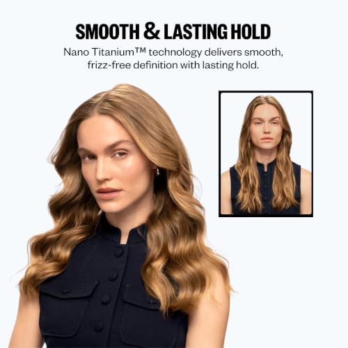 Image of BabylissPRO Nano Titanium Professional Curling Wand For All Hair Types, Reaches 430 Degrees For Long Lasting Curls