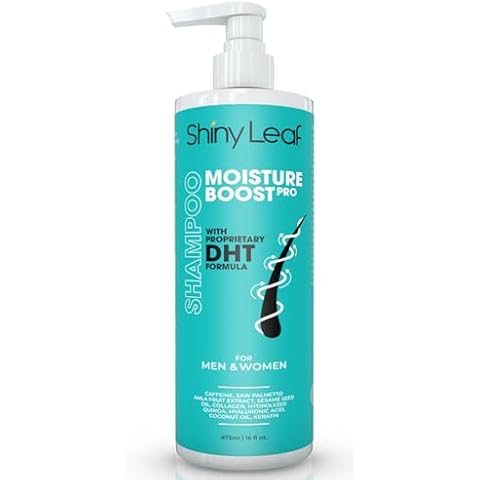 Natural Hair Growth Shampoo - DHT Blocker for Thinning and Hair Fall Prevention, Sulfate-Free Moisturizing Formula for Men & Women (16 Oz) Cover