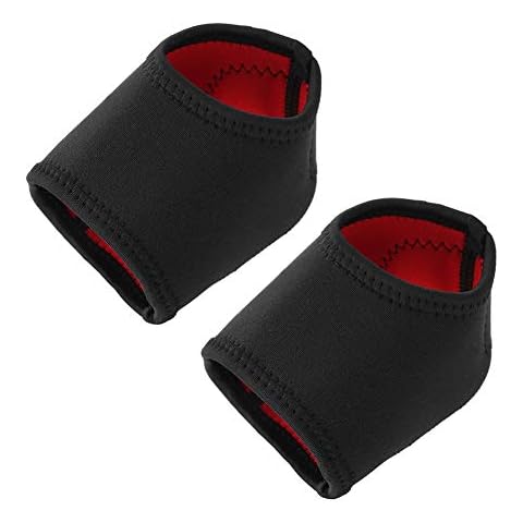 Heel Brace, Neoprene Heel Set Guard Heel Protectors 1 Pair Unisex Anti-cracked Heel Protection Wrap Brace Heel Sock for Pain Relief Keep Warm Cover