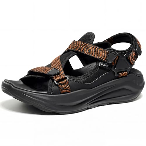 ZURIN Men's Athletic Hiking Sandals with Arch Support