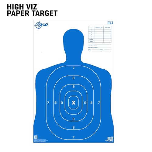 EZ-Aim B27 Silhouette Paper Shooting Target, 23 x 35, 50-Pack by EZ-Aim - Used condition - Image 5