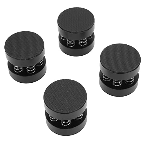 Absorción de Choque de Aluminio Aluminio Spikes Aislamiento de Altavoces, 4 Piezas de Picos de Resorte Piéese para Rodamiento de Carga de 9 Kg, Adecuado para Amplificadores y