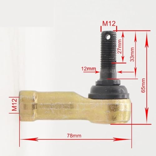 Kit rotule biellette direction M12 train avant quad VTT 500 800 - 2