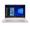 HP-Stream-14-Pink-Celeron-N4000-4-GB-RAM-64-GB-eMMC-Storage-14-LCD-Wireless-Bluetooth-Webcam-Windows-10-S HP Stream 14 Pink - Celeron N4000 - 4 GB RAM - 64 GB eMMC Storage - 14" LCD - Wireless - Bluetooth - Webcam - Windows 10 S