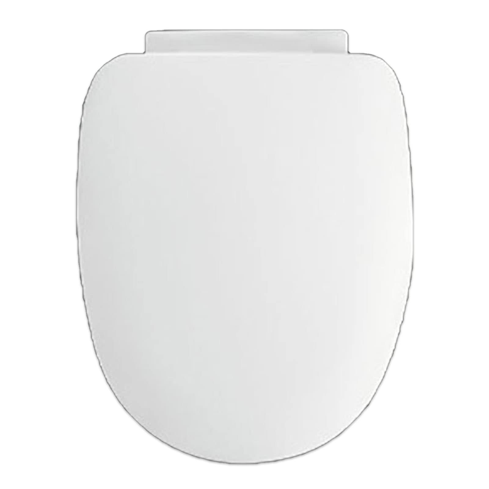 Dxpsxjl One Color Soft Close Close Elongated Toilet Seat, Easily Remove, Universal Fit, Residential Home, Hotel, Apartment, Office, White, Adjustable, Lightweight, Durable, Portable, Never, Loosen