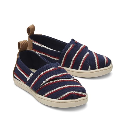 Image of TOMS Kids Tiny Alpargata Washed Dinos (Toddler /Little Kid)