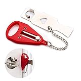 Hohe Sicherheit: Das robuste Design und die robuste Stahloberfläche lassen sich an nahezu jede Türstärke anpassen, sodass Sie überall eine zusätzliche Sicherheitsschicht hinzufügen können.