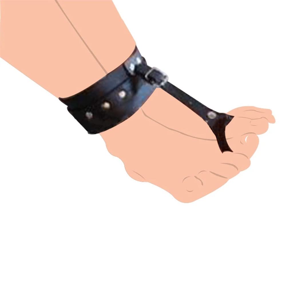 Cinturini per dita e dita in pelle nera per principianti