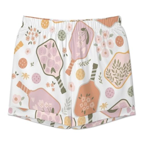 Women Pajamas Shorts Sets Wild West Rodeo Cowboys PJs 2 Piece Button Down Shirt Lounge Pants Set4