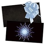 GESCHENKGUTSCHEINcom by POS-HAUER. Gutschein-Set. 100x Gutschein + Kuvert + Schleife. Für Sonnenstudio Bräunungsstudio Solarium, blanko zum selber Ausfüllen.