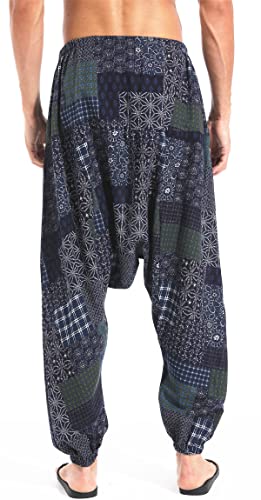 Pantalon sarouel homme ample coupe confortable pour éviter de serrer la taille en été