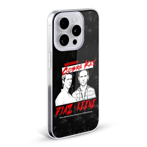 Coque rigide Cobra Kai Diaz VS Keene motif art composé iPhone XS
