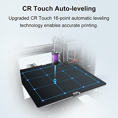 Official Ender 3 Neo Creality 3D Printer Upgraded With Cr Touch Auto-Leveling,Full Metal Bowden Extruder Large Corrugated Heat Sink And 32-Bit Silent Mainboard Resume Printing Function 220X220X250Mm #TOP1
