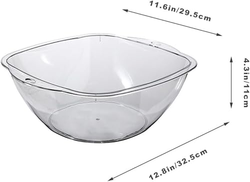 Miniatura 2 de Lavabo de plástico portátil para plato de frutas de plástico, lavabo plegable para botellas, lavabo de salón transparente, lavabo de salón de