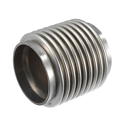 X AUTOHAUX Car Exhaust Flexible Pipe, 2.99"x3.94" Universal Stainless Steel