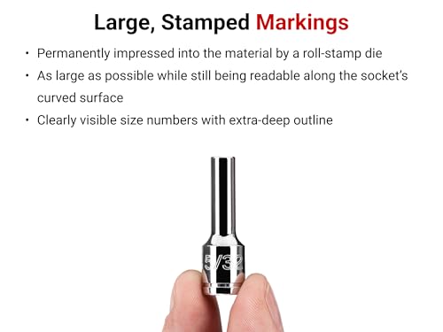 Image of TEKTON 3 /8 Inch Drive x 1 /4 Inch Semi-Deep 6-Point Socket | SHD14006