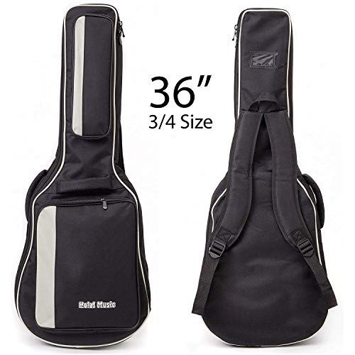 Acoustic and Classical Guitars Gig Bag 3/4 Size (36 inch) by Hola! Music