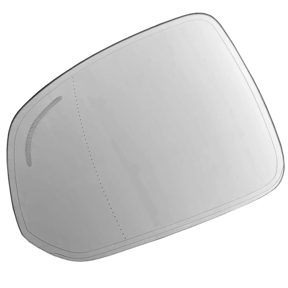 Riloer Auto Spiegelglas links/rechts, Rückspiegelglas Ersatz mit Heizfunktion Toter Winkel, HD Flachspiegel für V-OLVO XC90 2015-2022