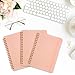 Utron 3 PCS Small Spiral Notebook 5x7, Notebooks for Note Taking, Pink Spiral Journal Notebook, Work Notebook Small Notebooks 5x7 with Strap, Cute Notebooks for Women 70 Sheets/Note Books