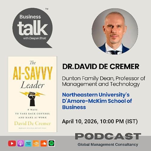 AI as Co-Worker, Not Employee: Dr. David De Cremer on Human-Centered AI