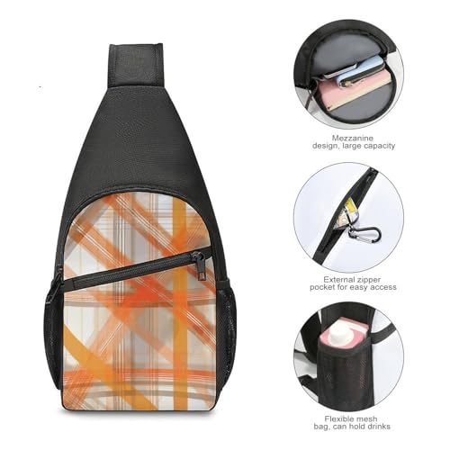 Bolso Sling para Mujer y Hombre, Pequeña Mochila Cruzada miniatura 4