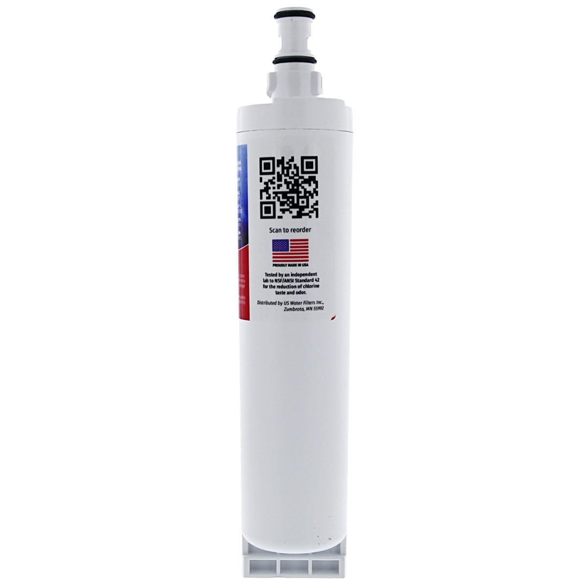 USWF 4396508 Filtro acqua frigorifero 2-pk | Ricambio per Whirlpool 4396508, 4396510, 4392857, NLC240V, Kenmore 46-9010, Filtro 5, EDR5RXD1, Filtro frigorifero, Made in USA