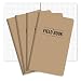 Field Notebook - 5"x8" - Kraft - Graph Memo Book - Pack of 4