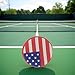 Jinshining American Flag Flag Emoji Tennis Racket Vibration Dampener Soft Silicon Racket Dampener Cartoon Shape Tennis Racquet Shock Absorbers Tennis Racket for Racquetball