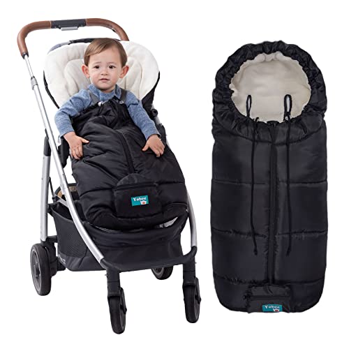 Image of Yobee Waterproof Universal Baby Stroller Sleeping Bag, Warm Footmuff to Protect Baby from Cold and Winter Weather, Multifunction Stroller Blanket Accessories