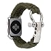 Produktbild XIHAMA Armband kompatibel für Apple Watch Serie 5 4 3 2 1, 38mm/40mm/42mm/44mm Nylon Ersatzarmband mit Edelstahl-Verschluss für iWatch 38mm/40mm/42mm/44mm