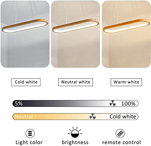 Suspension LED dimmable 40W avec hauteur réglable et diffuseur acrylique