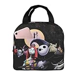 Halloween Christmas Insulated Lunch Bag Portable Cooler Lunch Box Reusable Leakproof Thermal Tote Ba