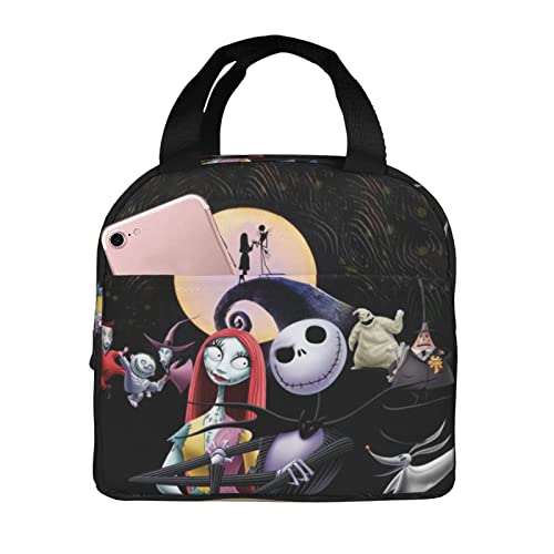 Halloween Christmas Insulated Lunch Bag Portable Cooler Lunch Box Reusable Leakproof Thermal Tote Bag For Men Women Travel/Picnic/Work #TOP4