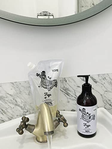 YOPE ŁADOWANIE MYDŁO DO RĄK | NAWILŻAJĄCY | ALOE |98% SKŁADNIKI NATURALNEGO POCHODZENIA | WEGAŃSKI | AROMA HIGUERA | 500ml
