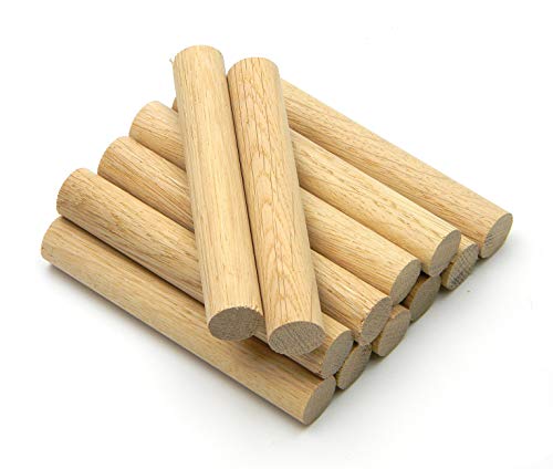 Cheville en chêne européen de qualité supérieure de 100 mm de long (16 mm x 100 mm) Cover