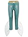 Yruioon Kids Mermaid Tail Pants Sparkly Scales Printed Long Tights for Swimming and Dance Parties Mint Green 6 Years