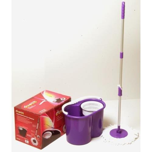 duett, fregona + cubo escurridor color morado 800mo