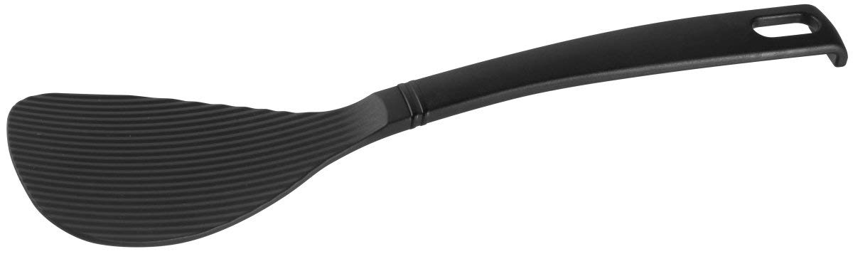 Cuillère à Spaghettis FACKELMANN Nero 30cm - Plastique Résistant, Lave-Vaisselle, Anti-Glisse - Noire